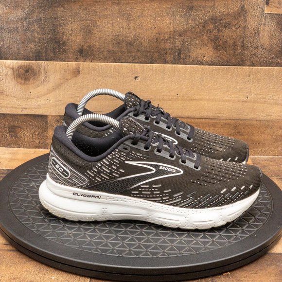 BROOKS GLYCERIN 20 WOMENS ATHLETIC SHOES RUNNING GYM BLACK LOW SIZE 9.5B - Picture 9 of 9